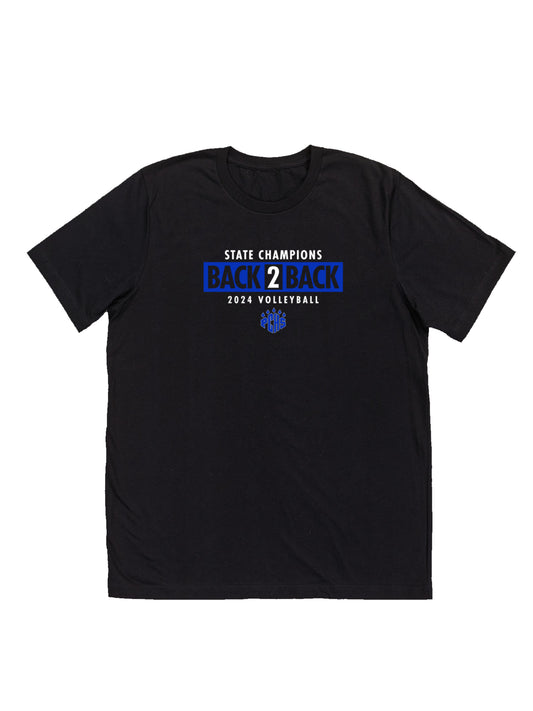 PCHS Volleyball B2B Champs Front Only Short Sleeve T-shirt