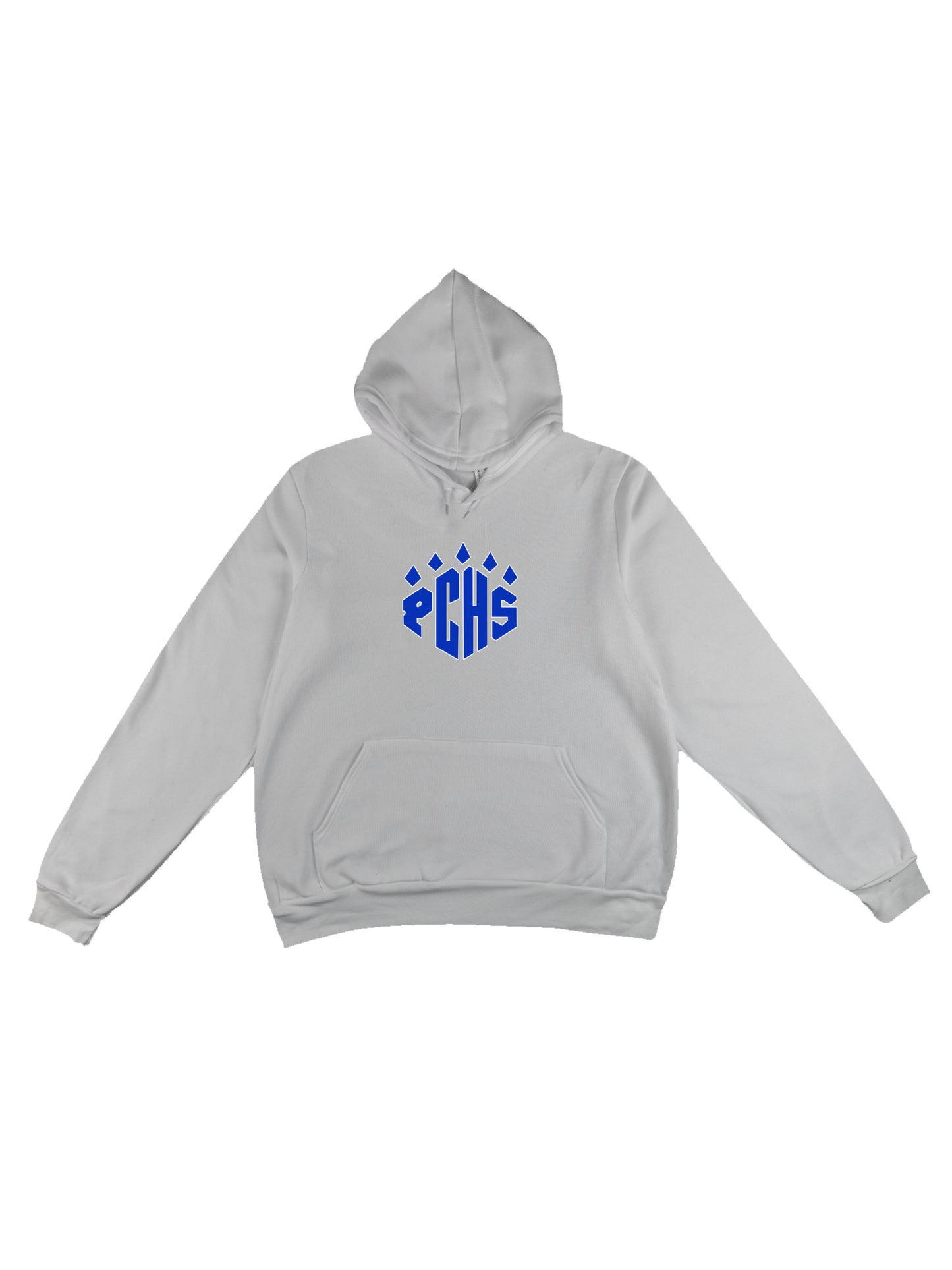PCHS Paw Logo in Blue Fleece Pullover Hoodie