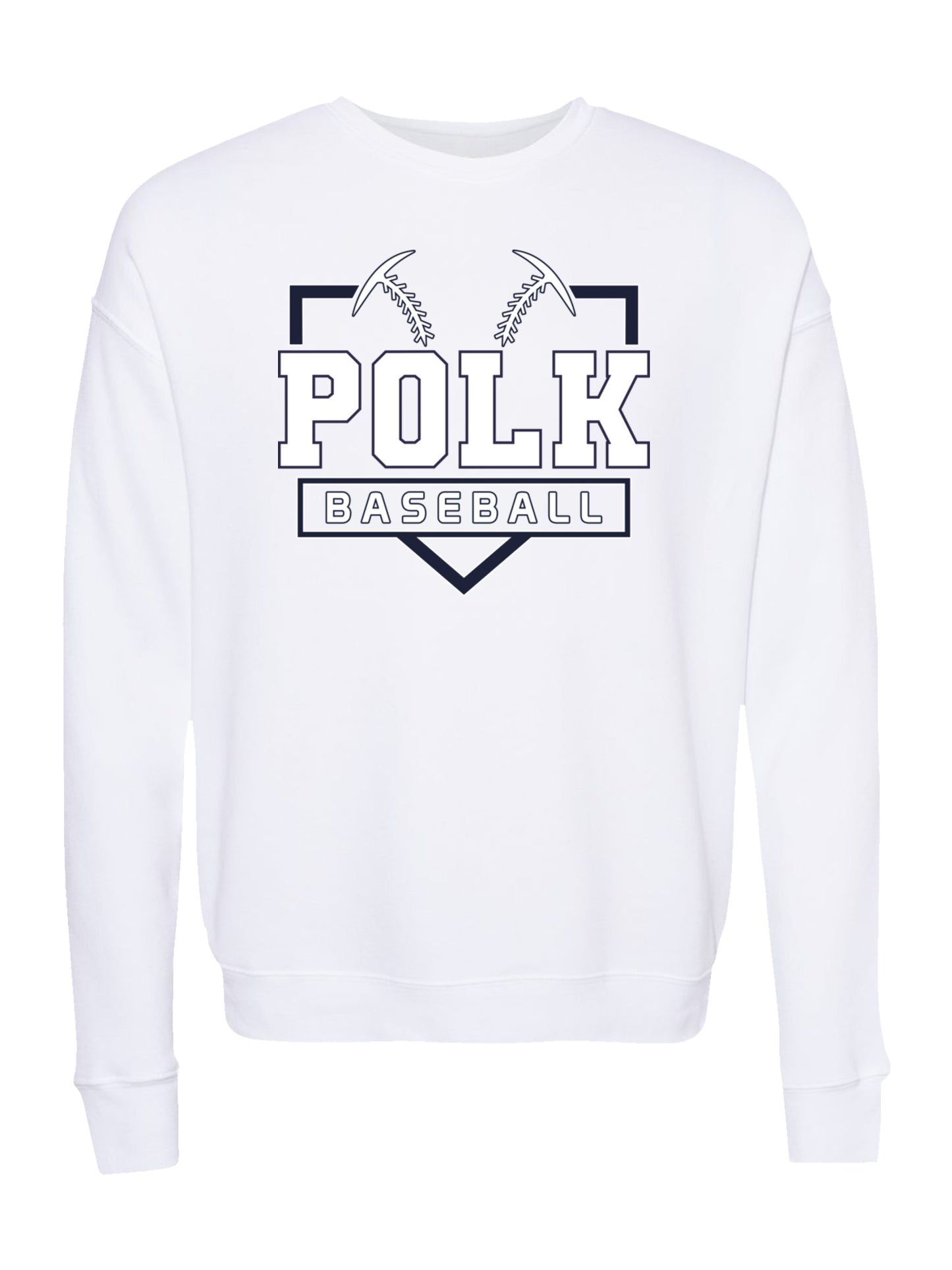 POLK Baseball Logo Fleece Sweatshirt