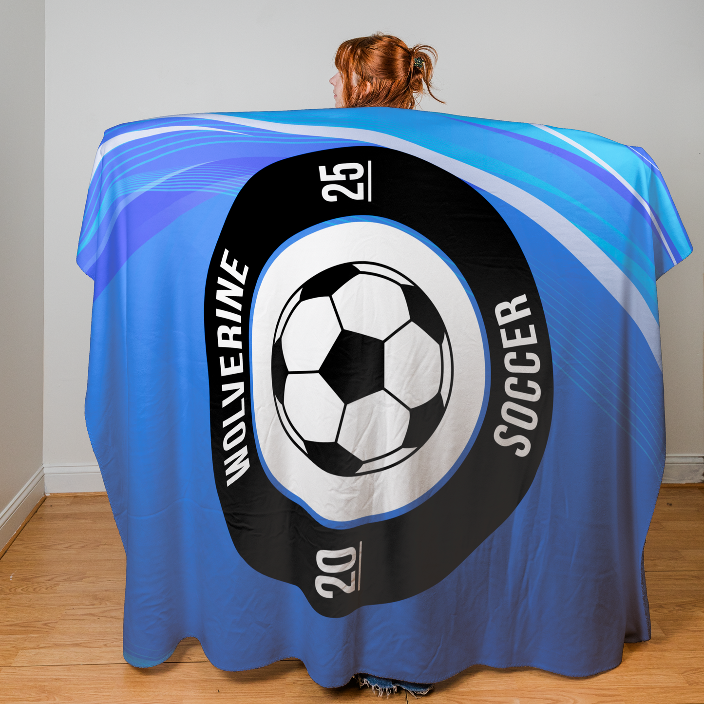 Polk County Soccer 60"x80" Sherpa Fleece Blanket
