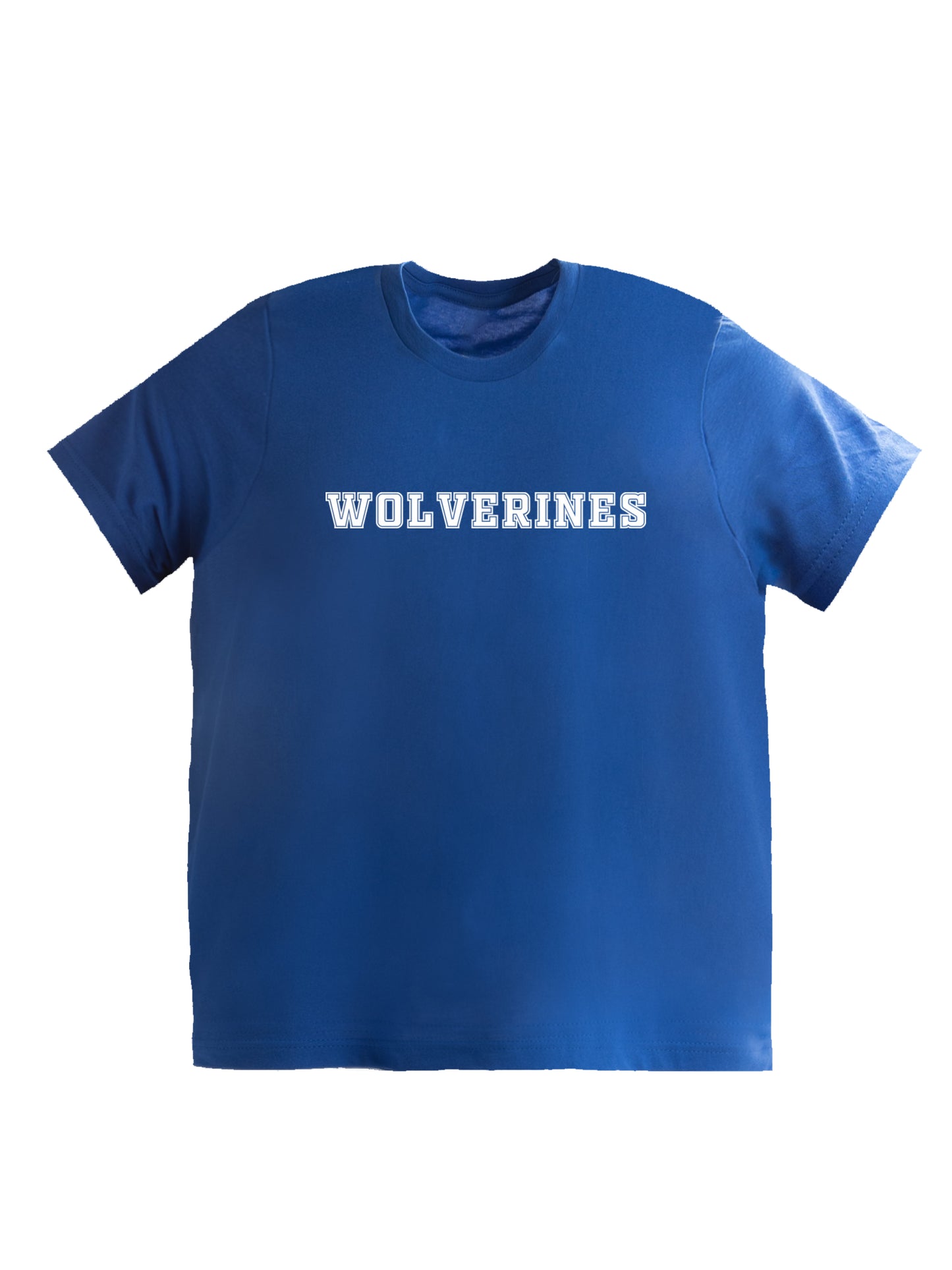 Polk County Wolverines White Logo Short Sleeve T-shirt