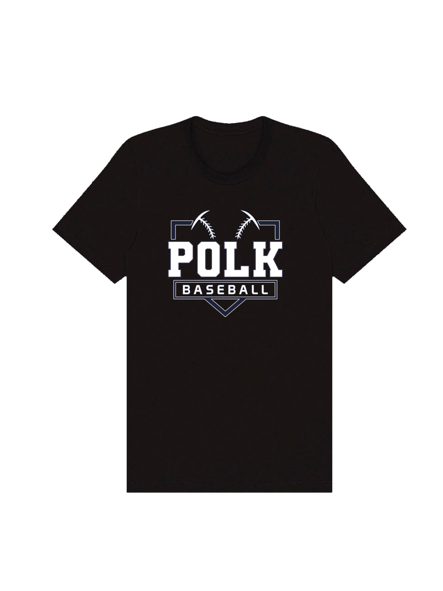 POLK Baseball Logo Short Sleeve T-shirt