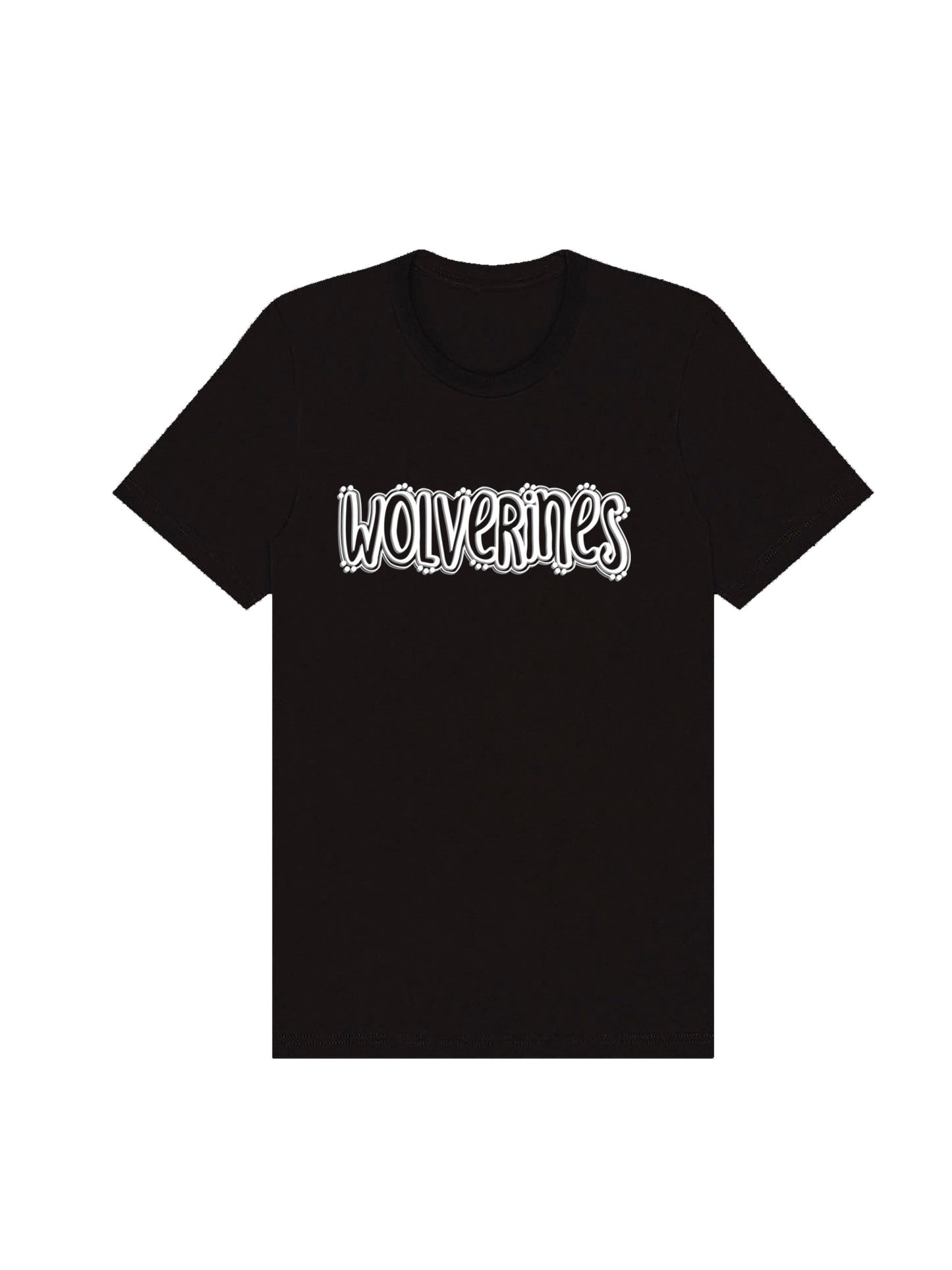 Wolverine Logotype Design Short Sleeve T-shirt