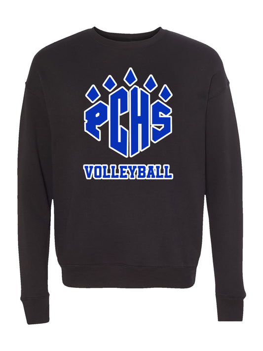 PCHS Volleyball Paw Logo Fleece Sweatshirt