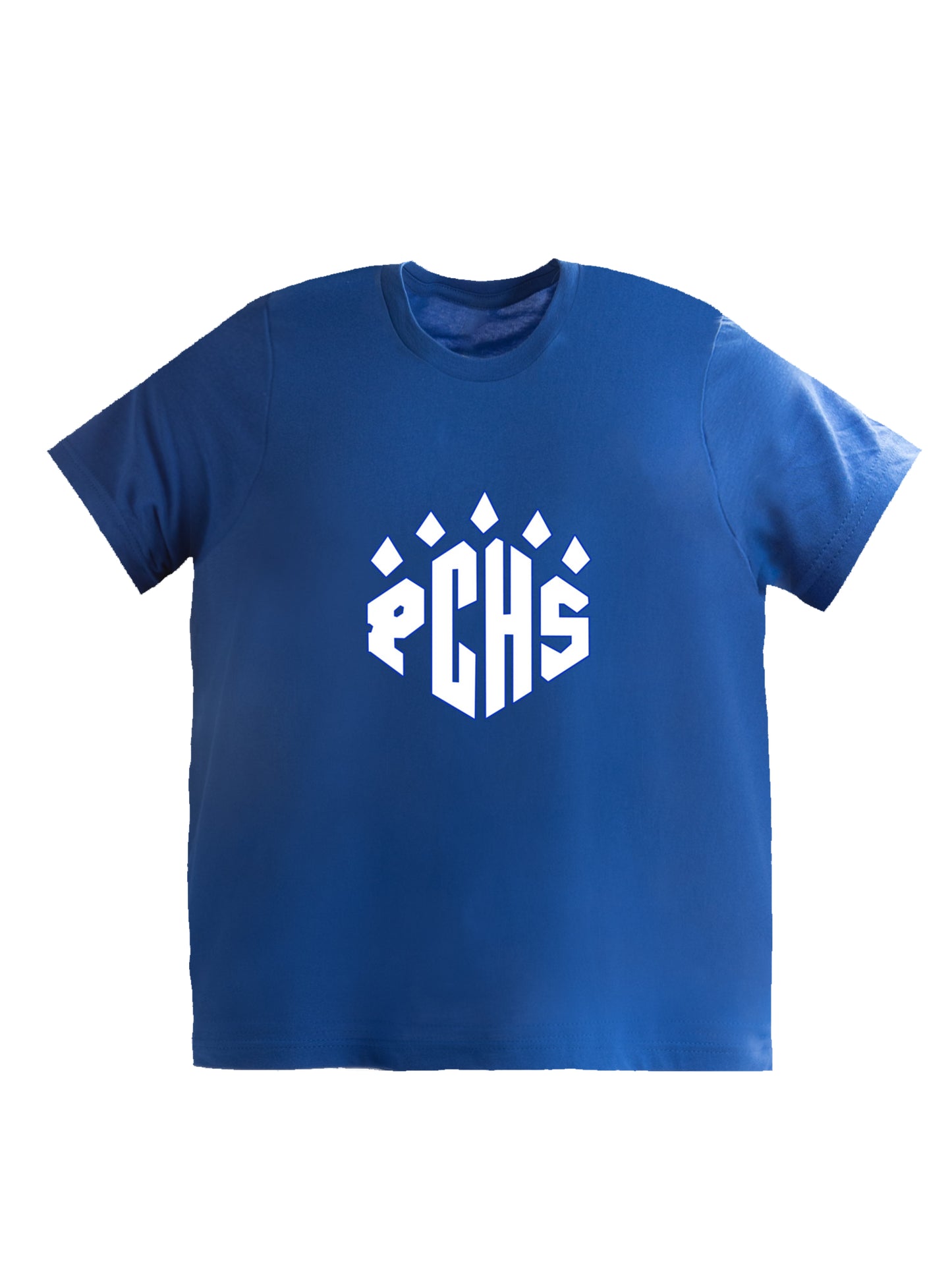 PCHS Paw Logo in White Short Sleeve T-shirt