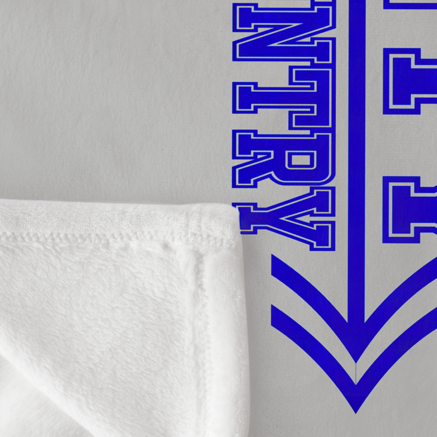 Polk County Cross Country Blue Logo 50"x60" Fleece Blanket