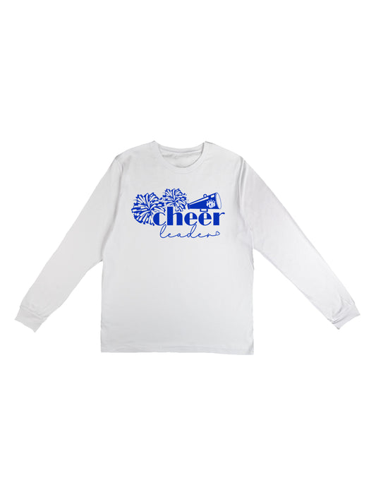 PCHS Cheerleading PomPoms & Horn Long Sleeve T-shirt