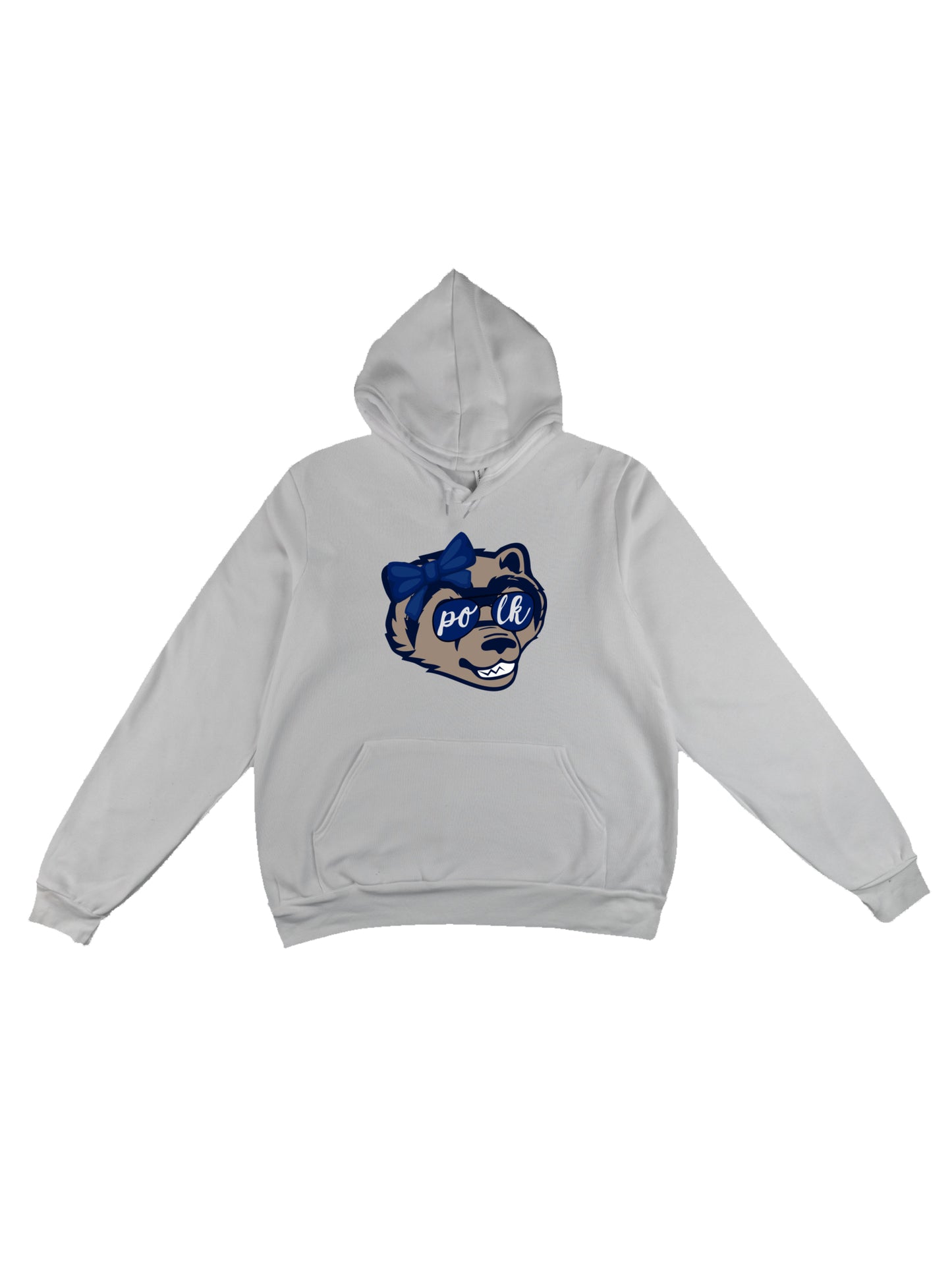 Lady Wolverines Mascot Fleece Pullover Hoodie