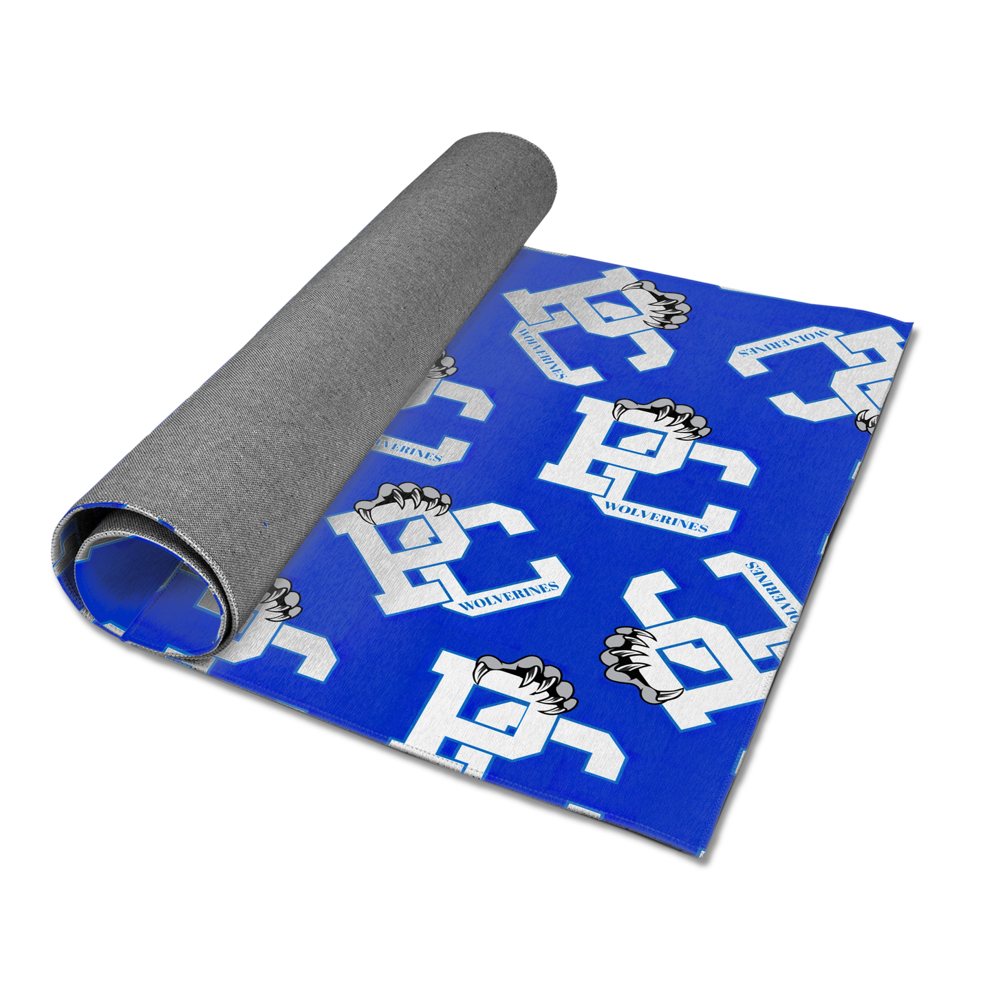 PC Wolverines Claw Logo Pattern Rectangular Area Rugs