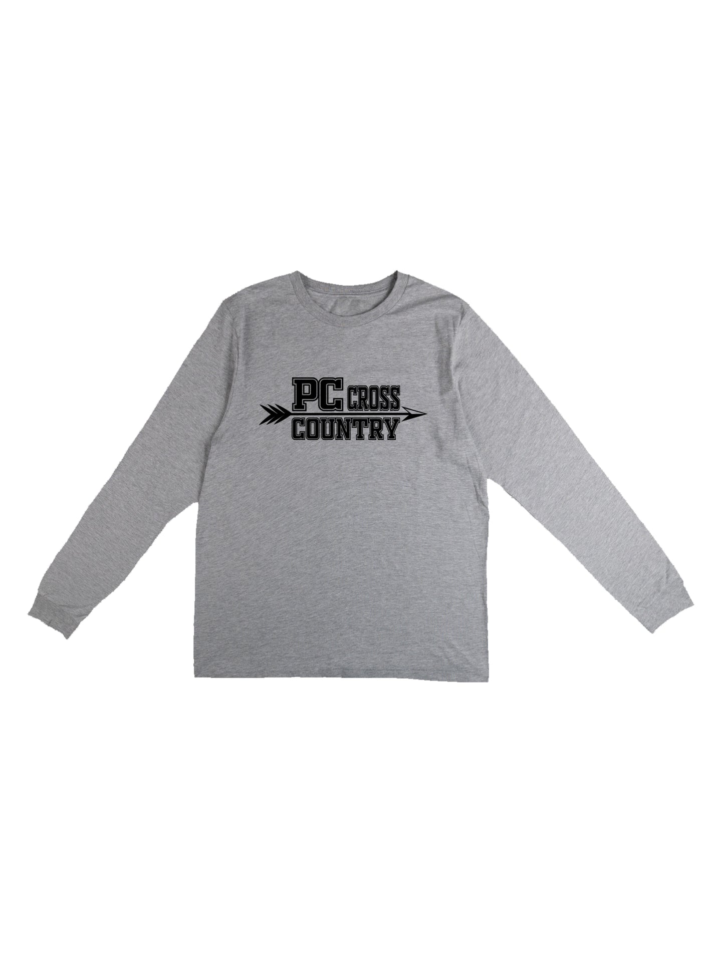 Polk County Cross Country Black Logo Long Sleeve T-shirt