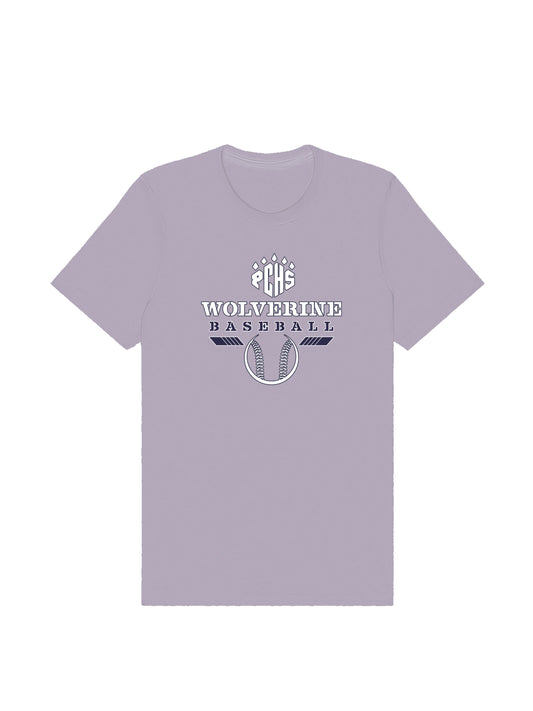 PCHS Wolverine Baseball Logo Short Sleeve T-shirt