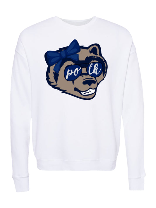 Lady Wolverines Mascot Fleece Sweatshirt