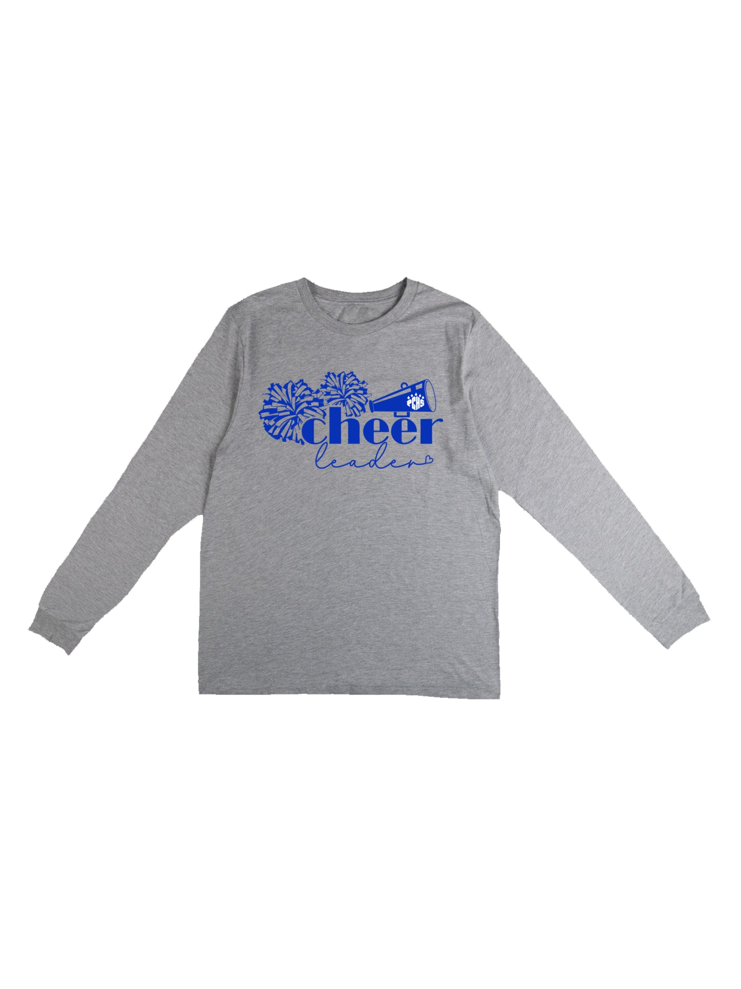 PCHS Cheerleading PomPoms & Horn Long Sleeve T-shirt