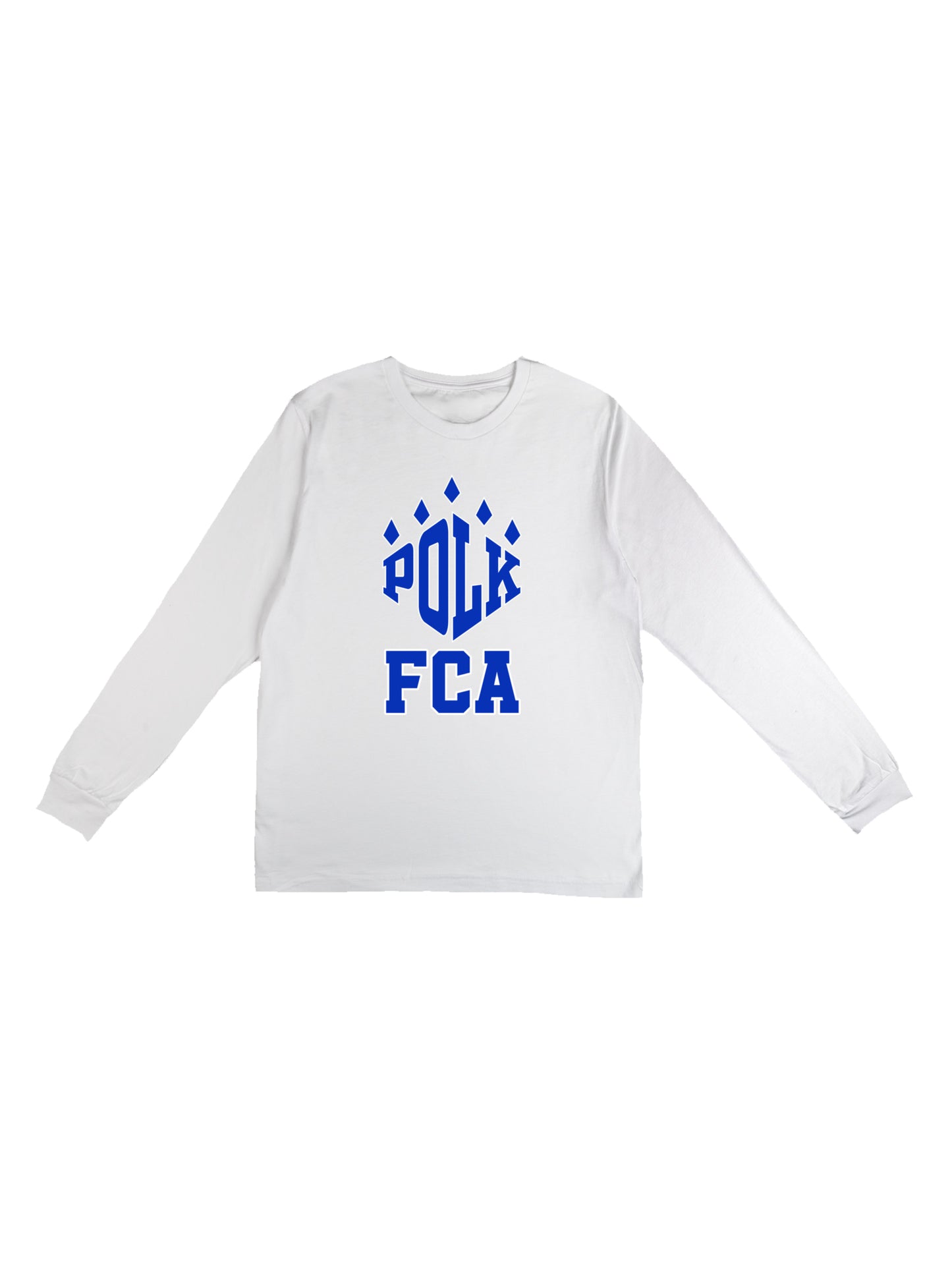 Polk FCA Paw Logo Design Long Sleeve T-shirt