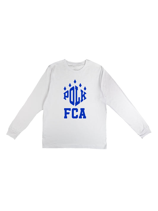 Polk FCA Paw Logo Design Long Sleeve T-shirt