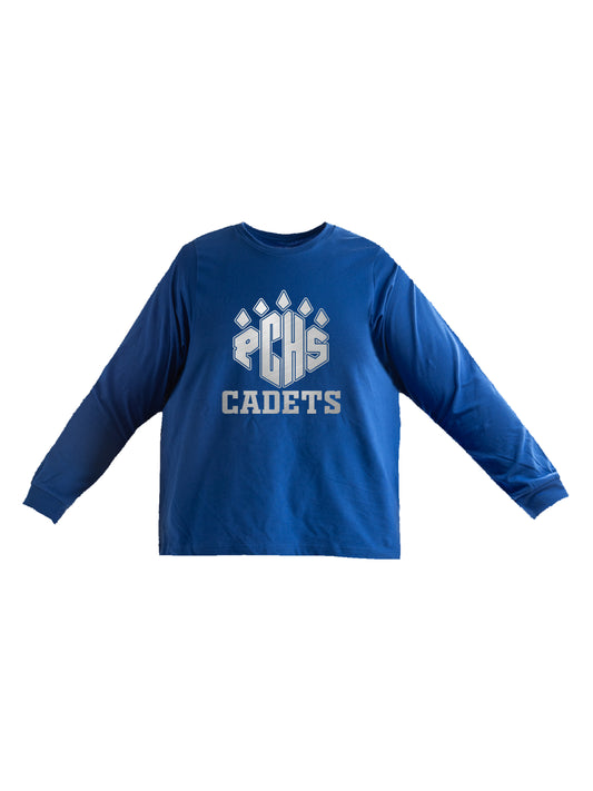Cadets Brushed Metal Logo Long Sleeve T-shirt