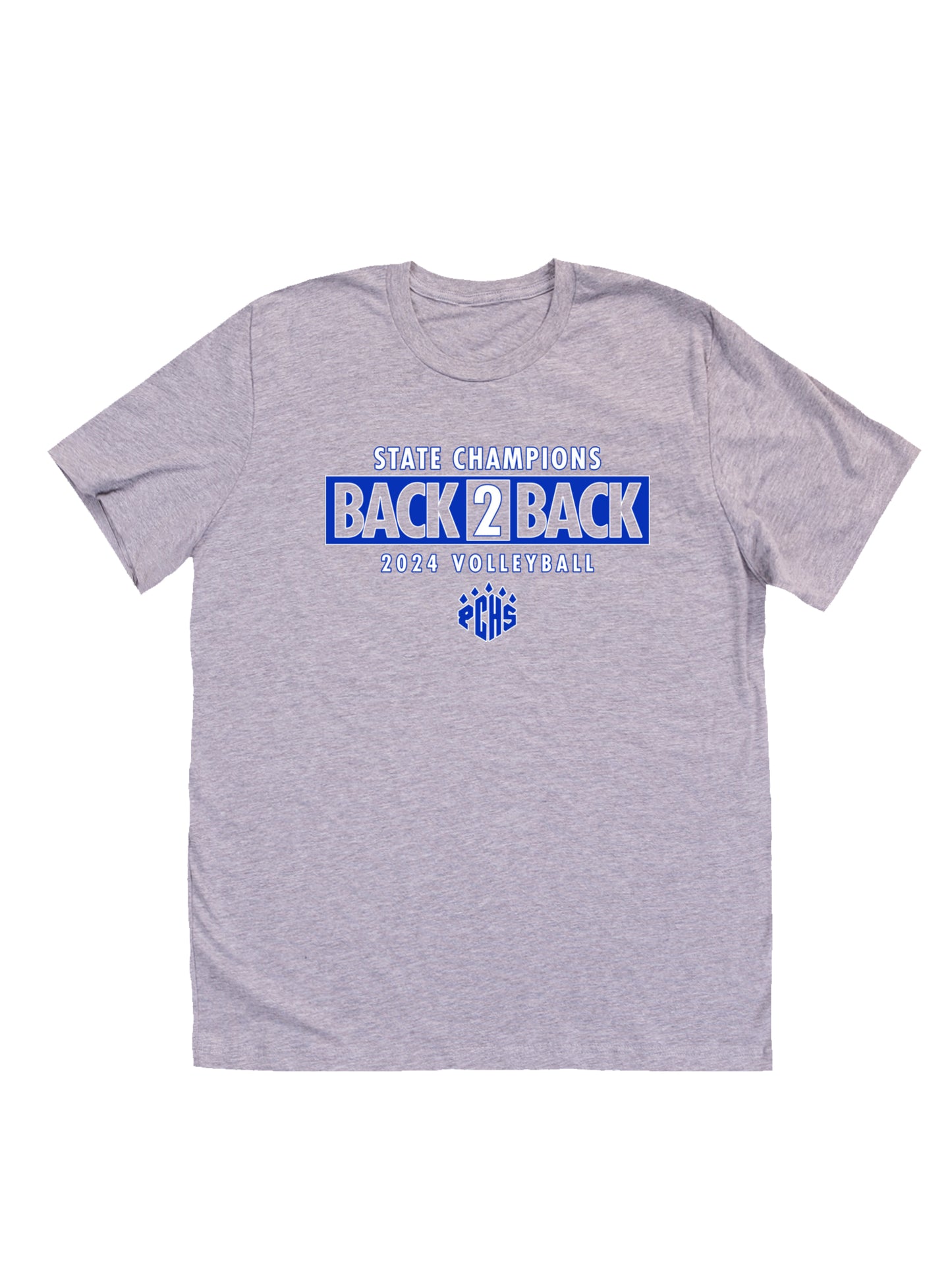 PCHS Volleyball B2B Champs Front & Back Short Sleeve T-shirt