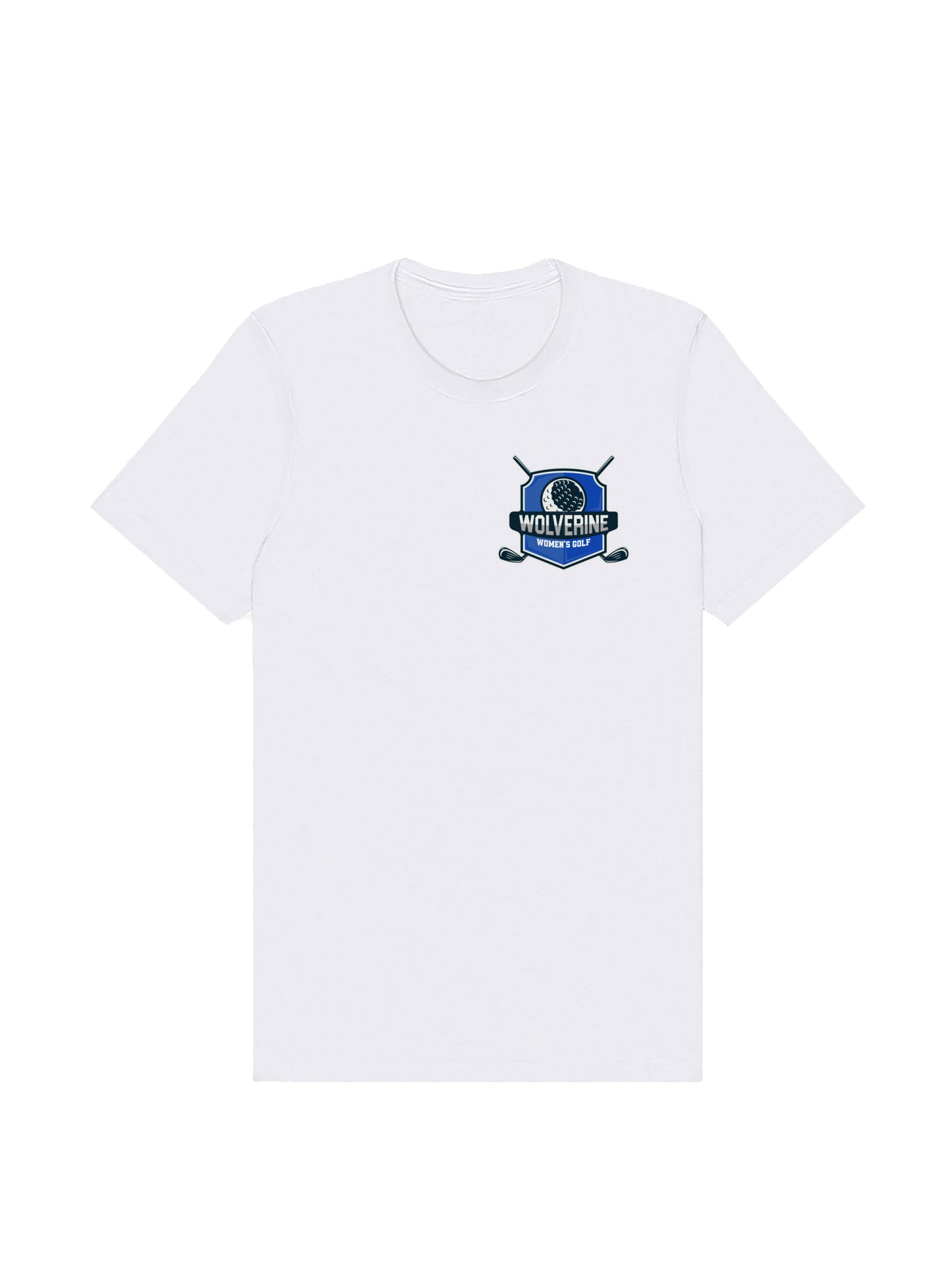 Wolverine Women's Golf Shield Logo Short Sleeve T-shirt