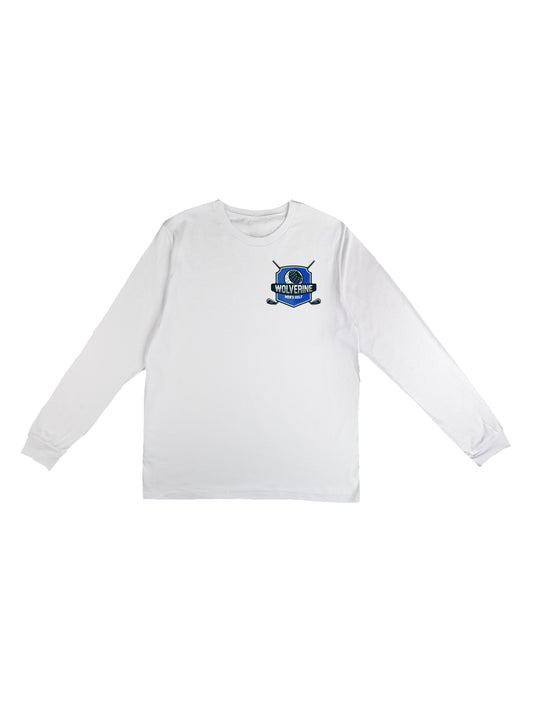 Wolverine Men's Golf Shield Logo Long Sleeve T-shirt