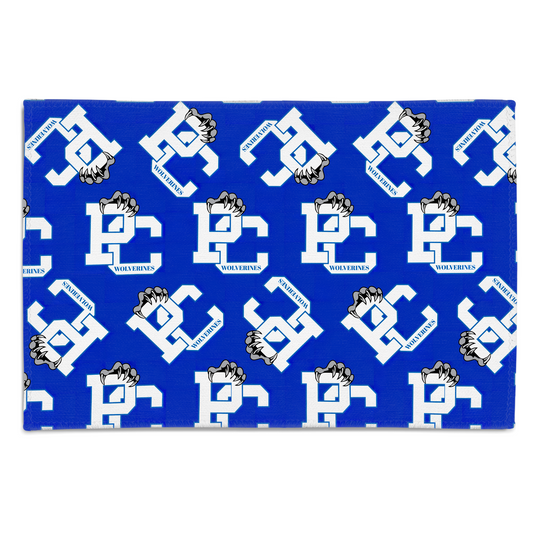 PC Wolverines Claw Logo Pattern Rectangular Area Rugs