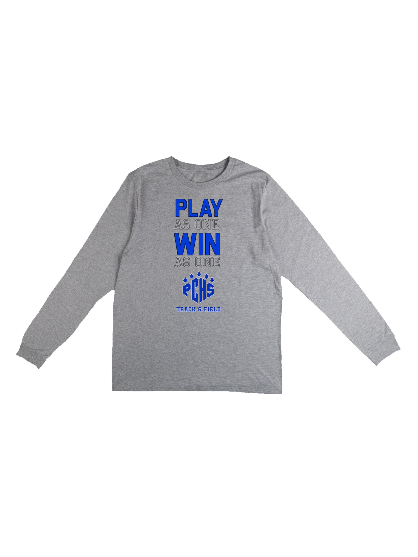 PCHS Track & Field Play As One Long Sleeve T-shirt
