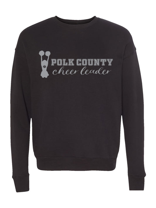 PCHS Cheerleading "Polk County Cheerleader" Fleece Sweatshirt