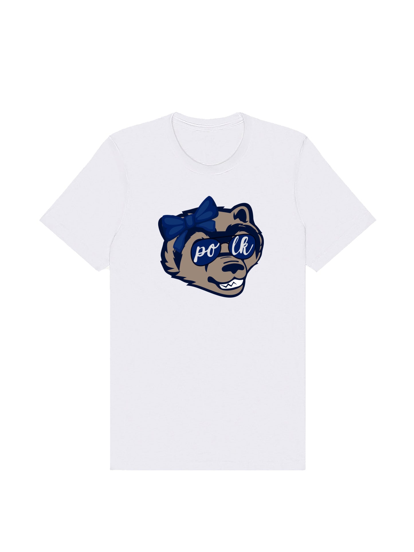 Girl Wolverine with Bow and Sunglasses Short Sleeve T-shirt