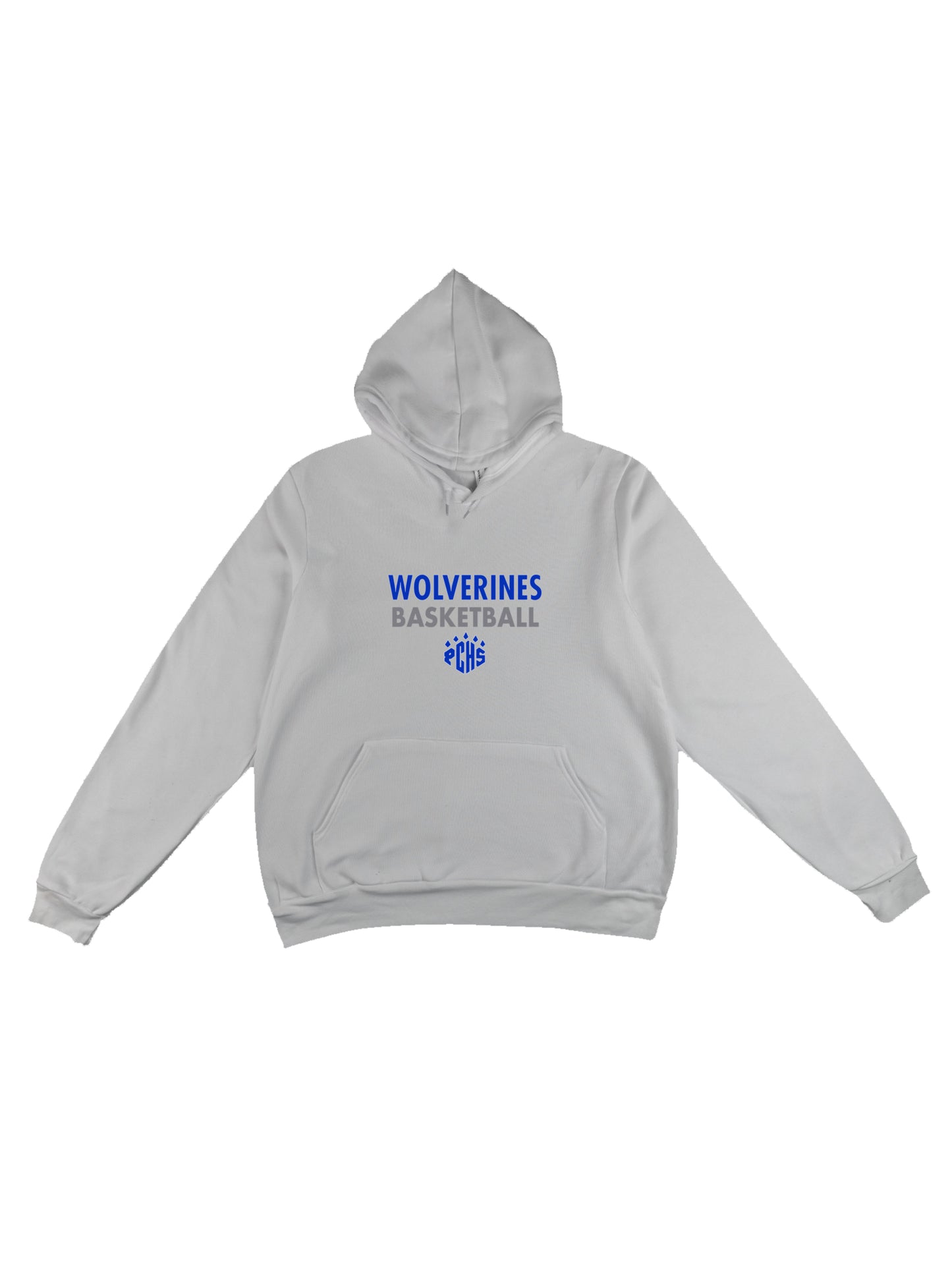 PCHS Wolverines Basketball Fleece Pullover Hoodie