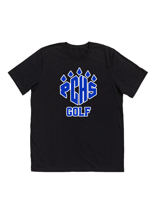 PCHS Golf Paw Logo Short Sleeve T-shirt