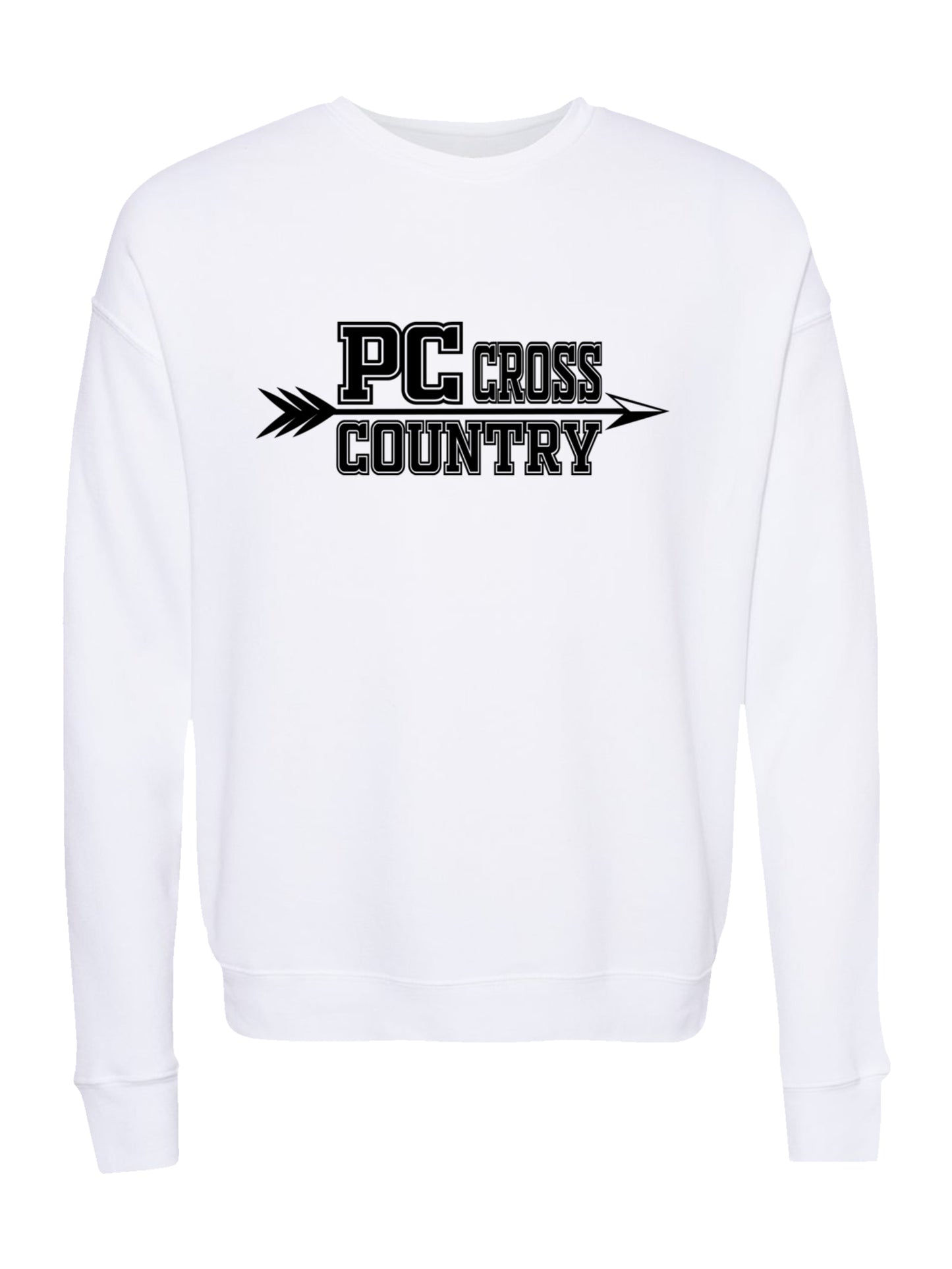 Polk County Cross Country Black Logo Fleece Sweatshirt