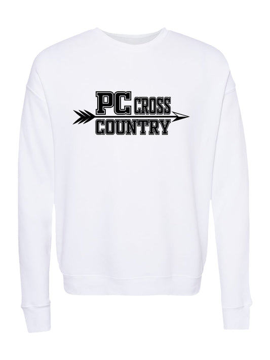 Polk County Cross Country Black Logo Fleece Sweatshirt