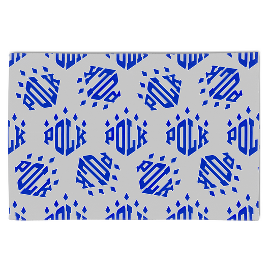 Polk Logo Pattern Rectangular Area Rugs