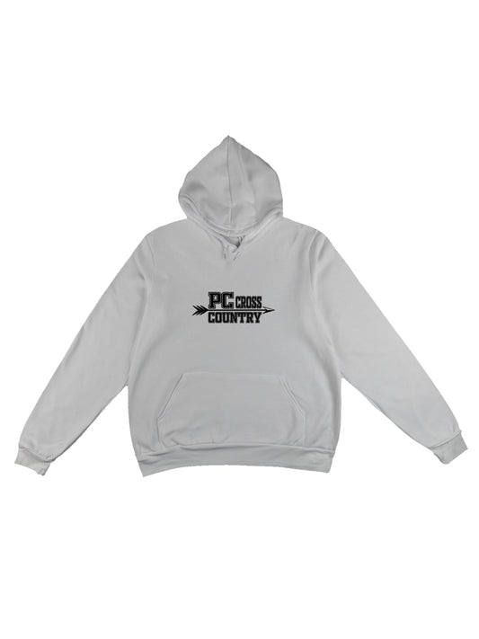 Polk County Cross Country Black Logo Fleece Pullover Hoodie