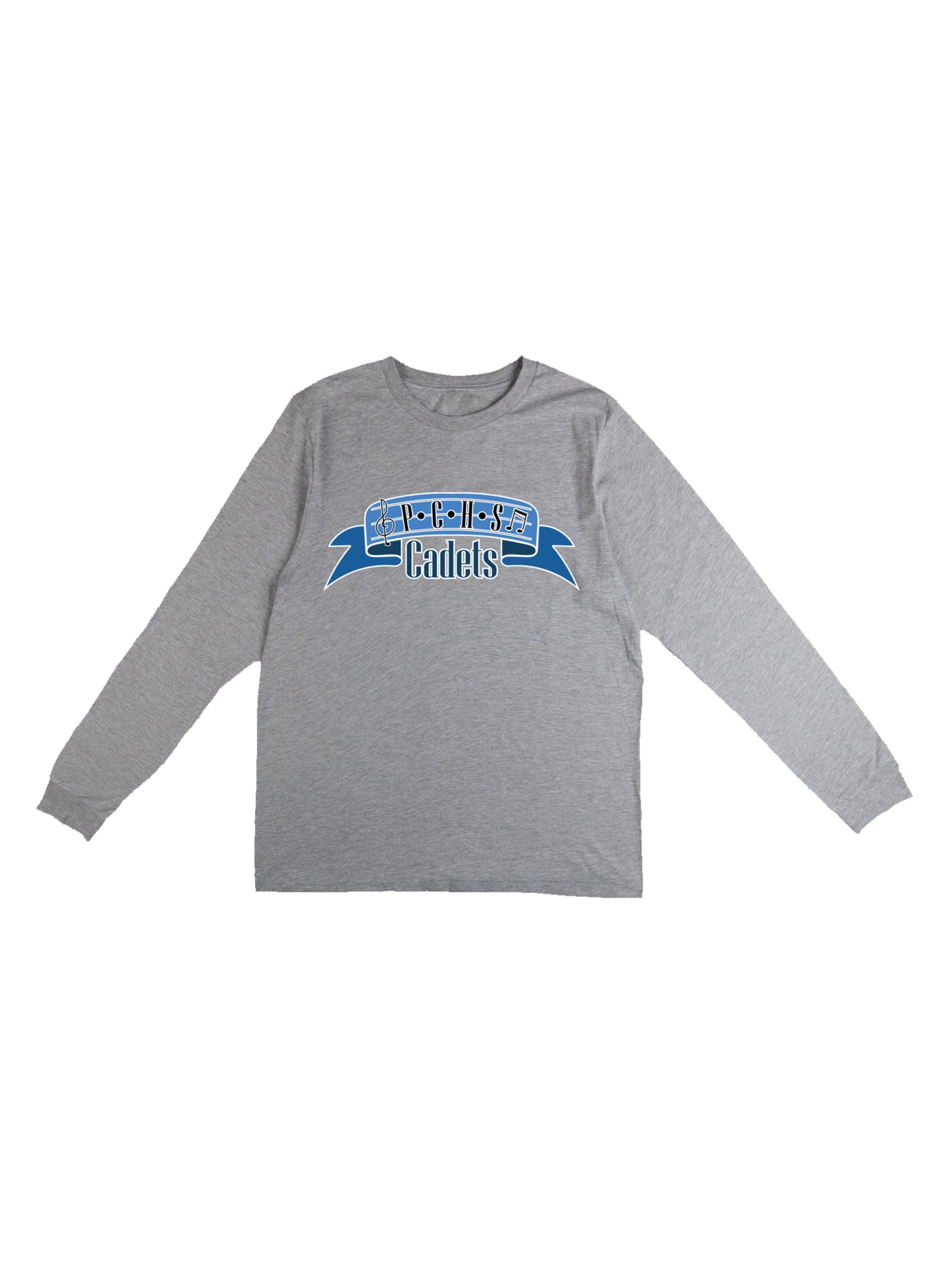 PCHS Cadets Ribbon Design Long Sleeve T-shirt