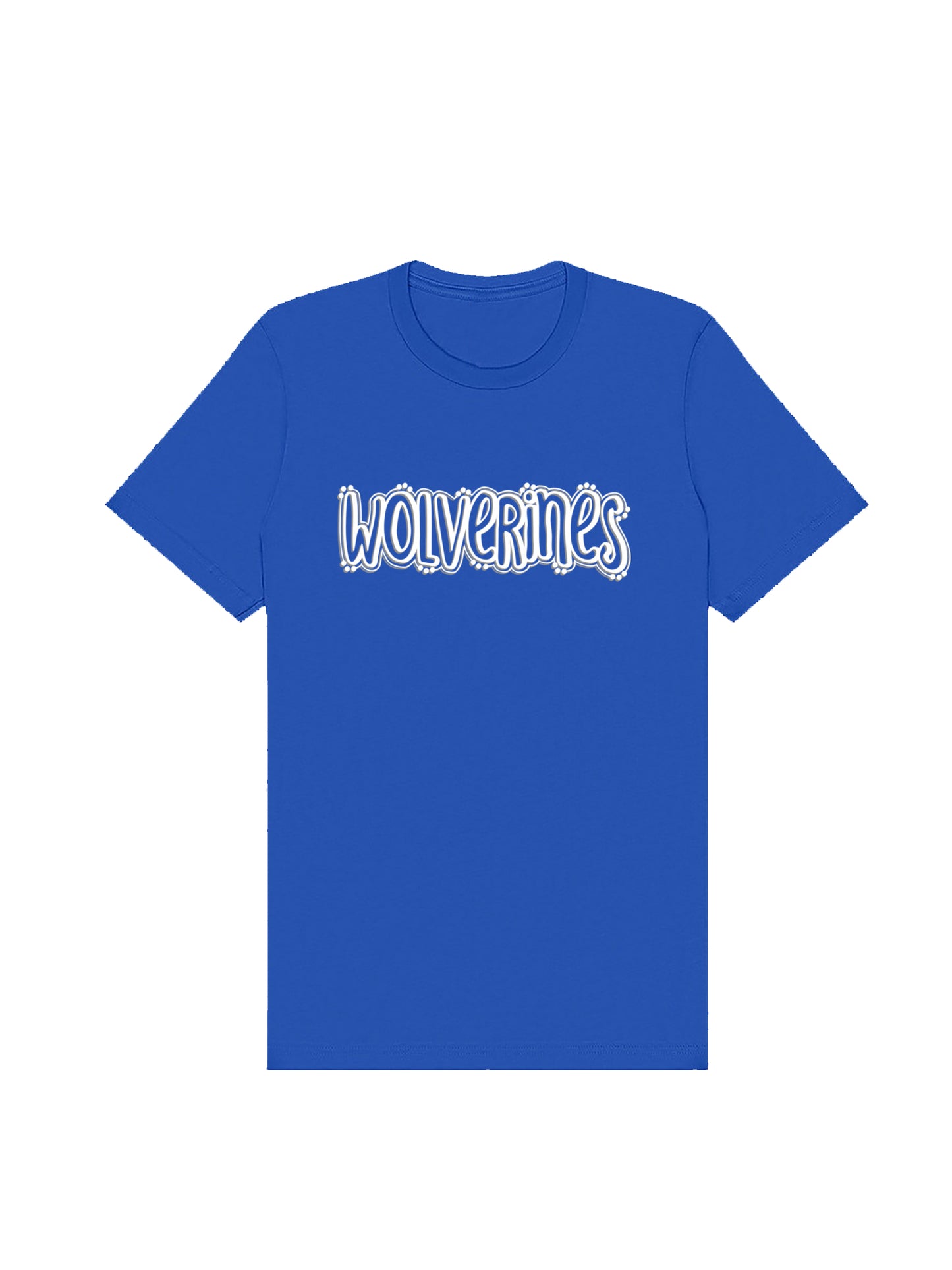 Wolverine Logotype Design Short Sleeve T-shirt