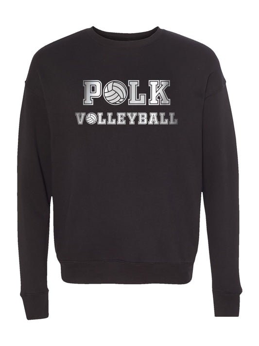 Polk Volleyball Design Fleece Sweatshirt