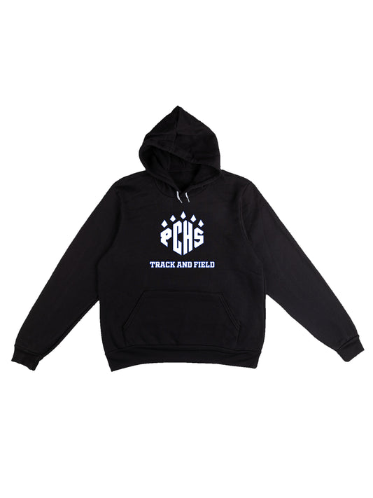 PCHS Track & Field with Paw Logo Fleece Pullover Hoodie