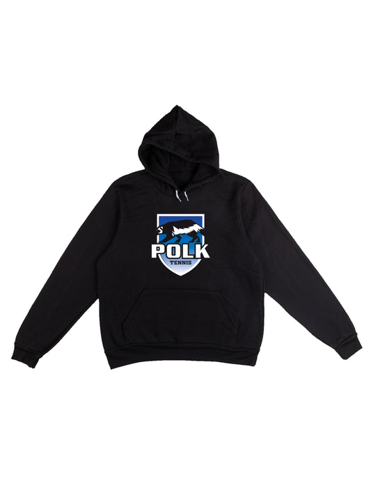 Polk County Wolverines Tennis Fleece Pullover Hoodie