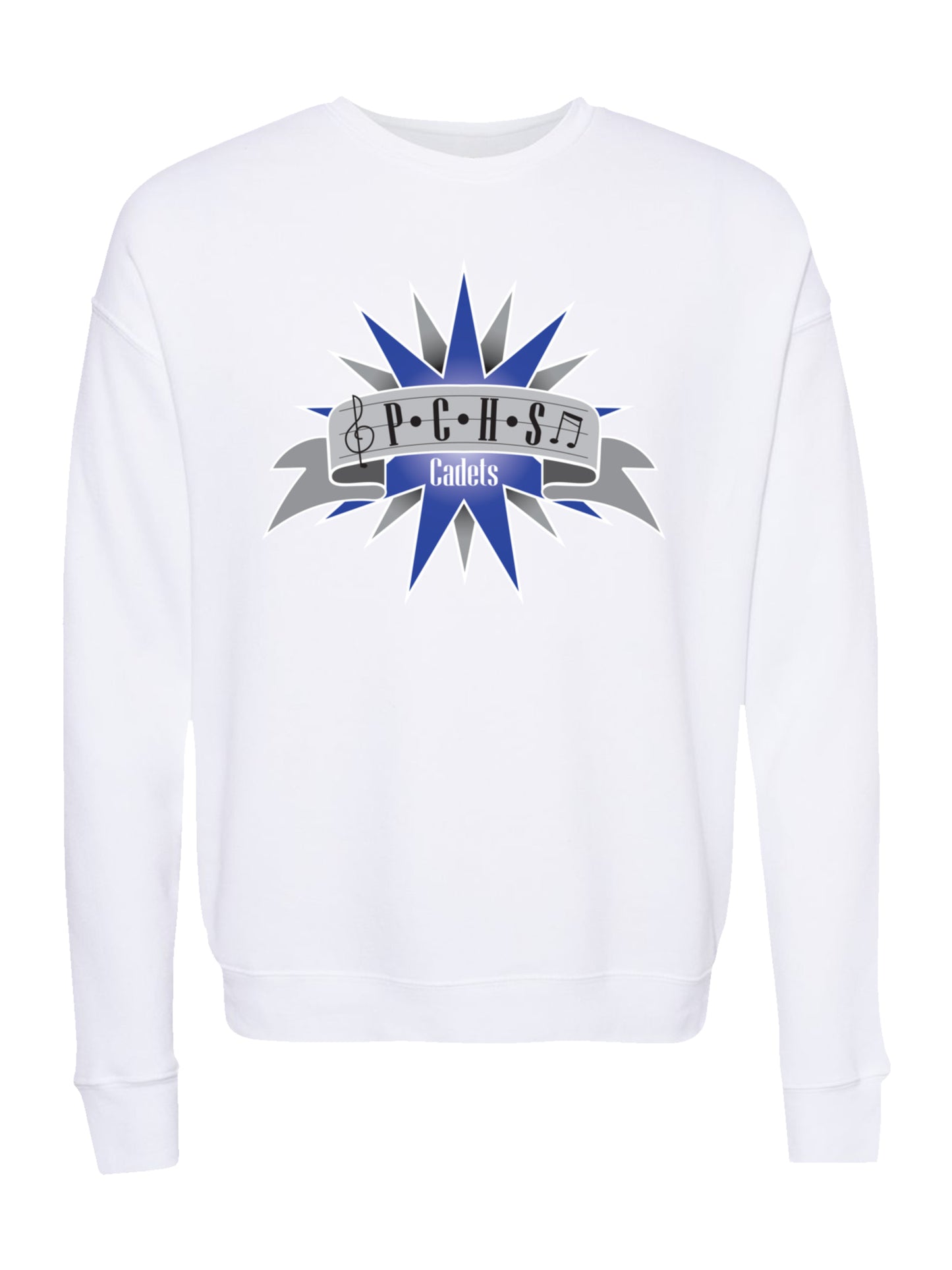 PCHS Cadets Starburst Design Fleece Sweatshirt