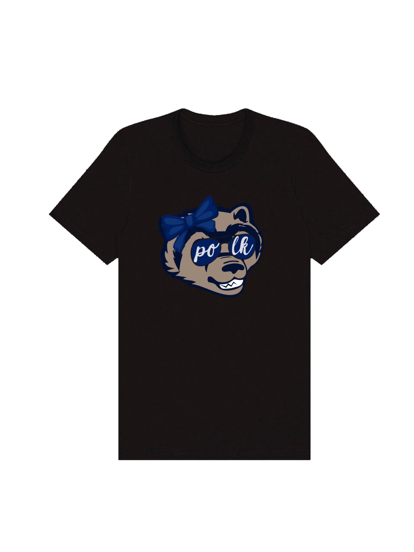 Girl Wolverine with Bow and Sunglasses Short Sleeve T-shirt