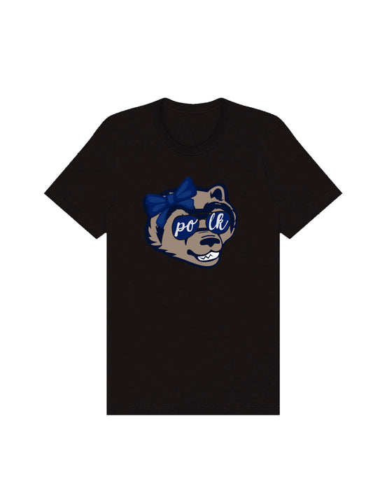 Girl Wolverine with Bow and Sunglasses Short Sleeve T-shirt