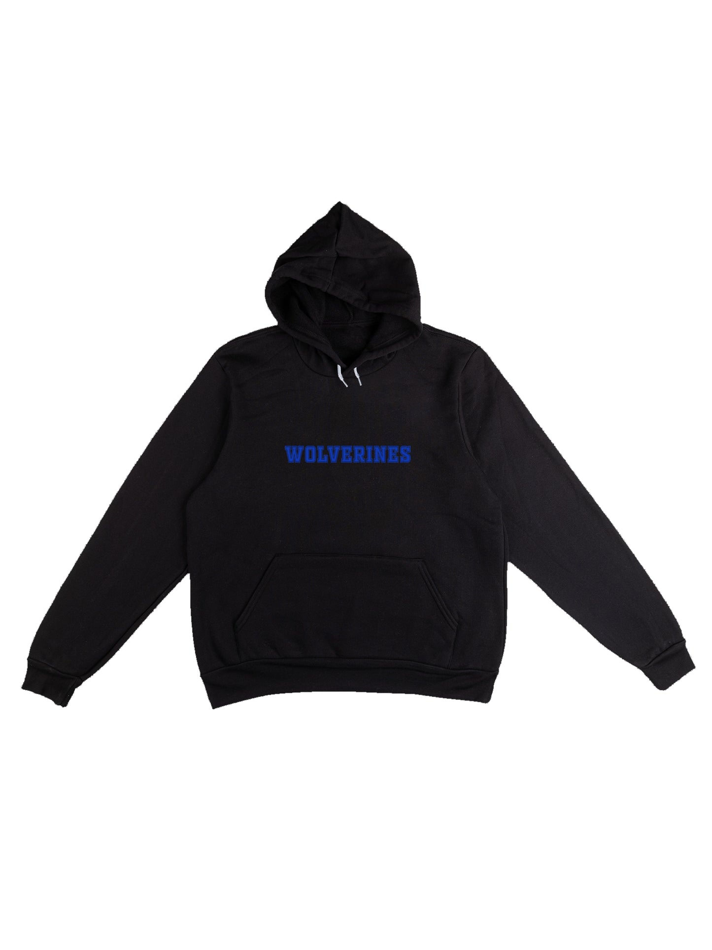 Polk County Wolverines Blue Logo Fleece Pullover Hoodie