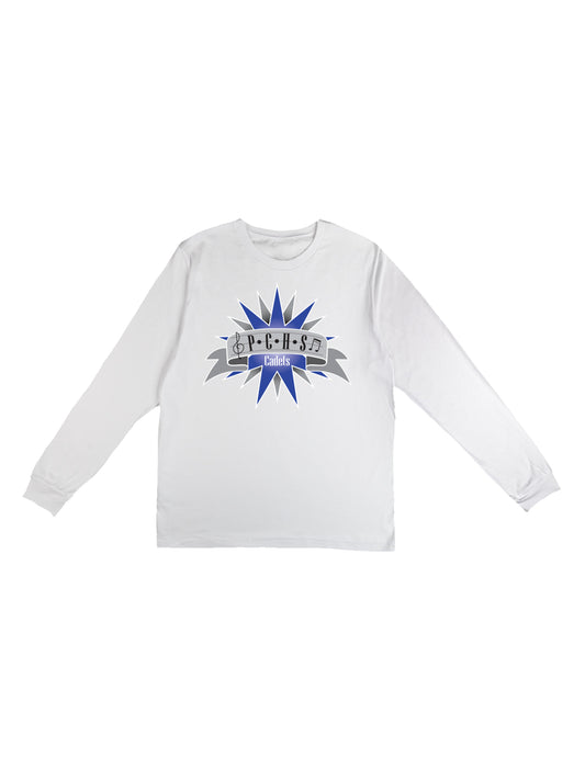 PCHS Cadets Starburst Design Long Sleeve T-shirt