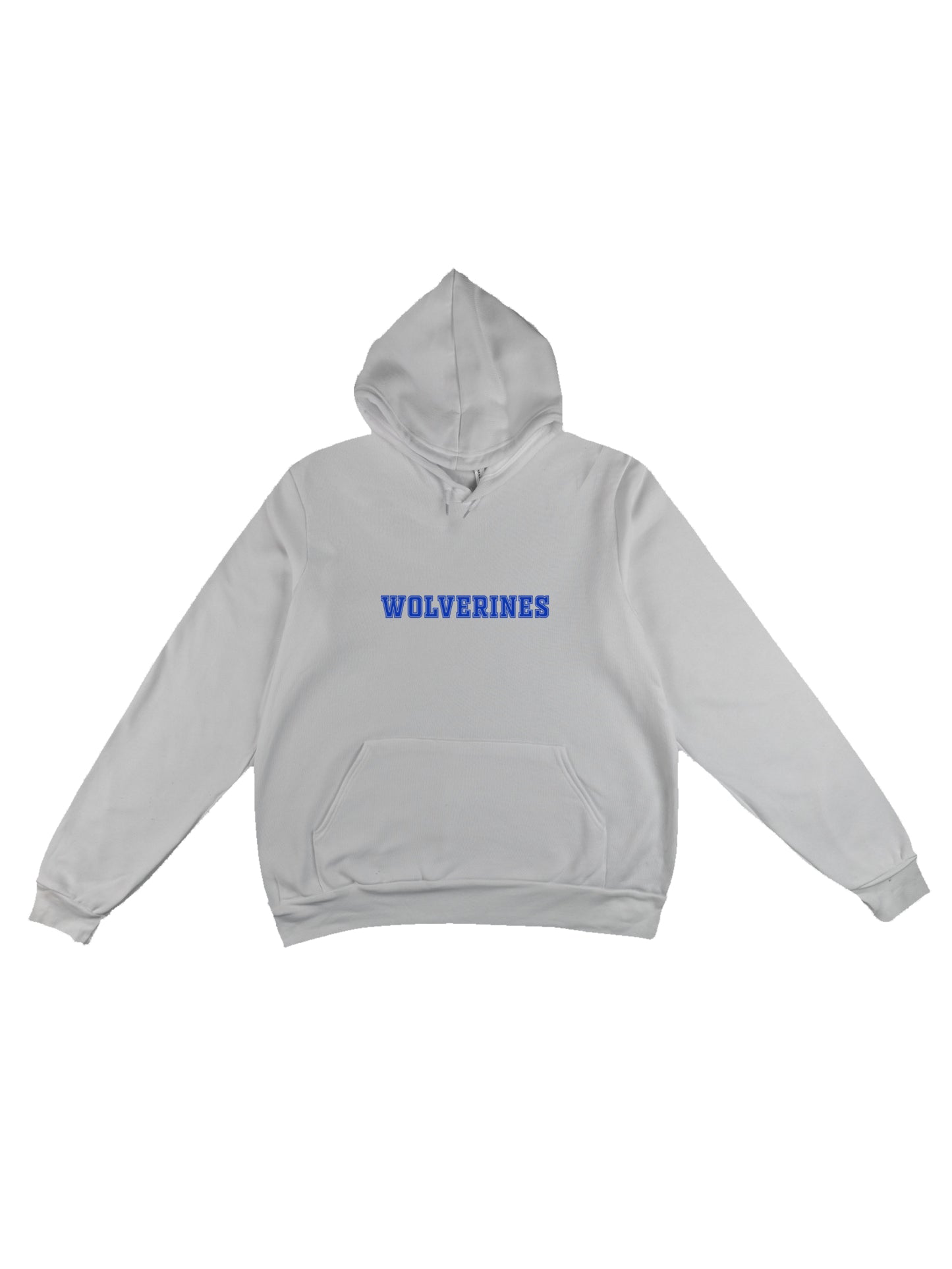 Polk County Wolverines Blue Logo Fleece Pullover Hoodie