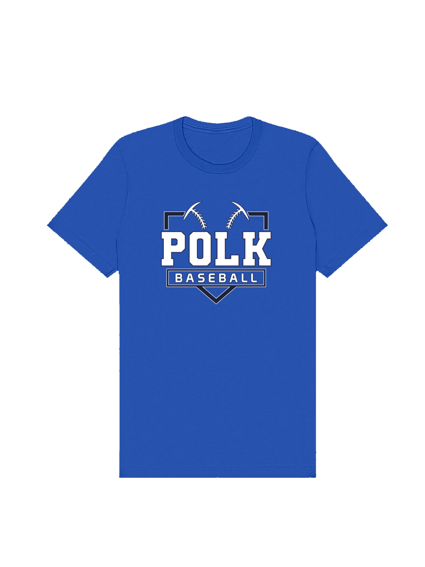 POLK Baseball Logo Short Sleeve T-shirt