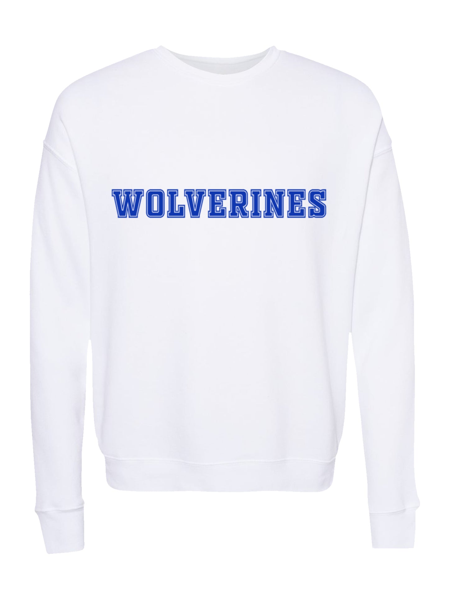 Polk County Wolverines Blue Logo Fleece Sweatshirt