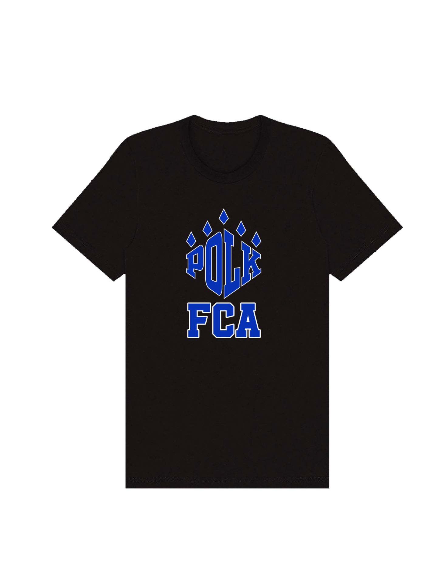Polk FCA Paw Logo Design Short Sleeve T-shirt