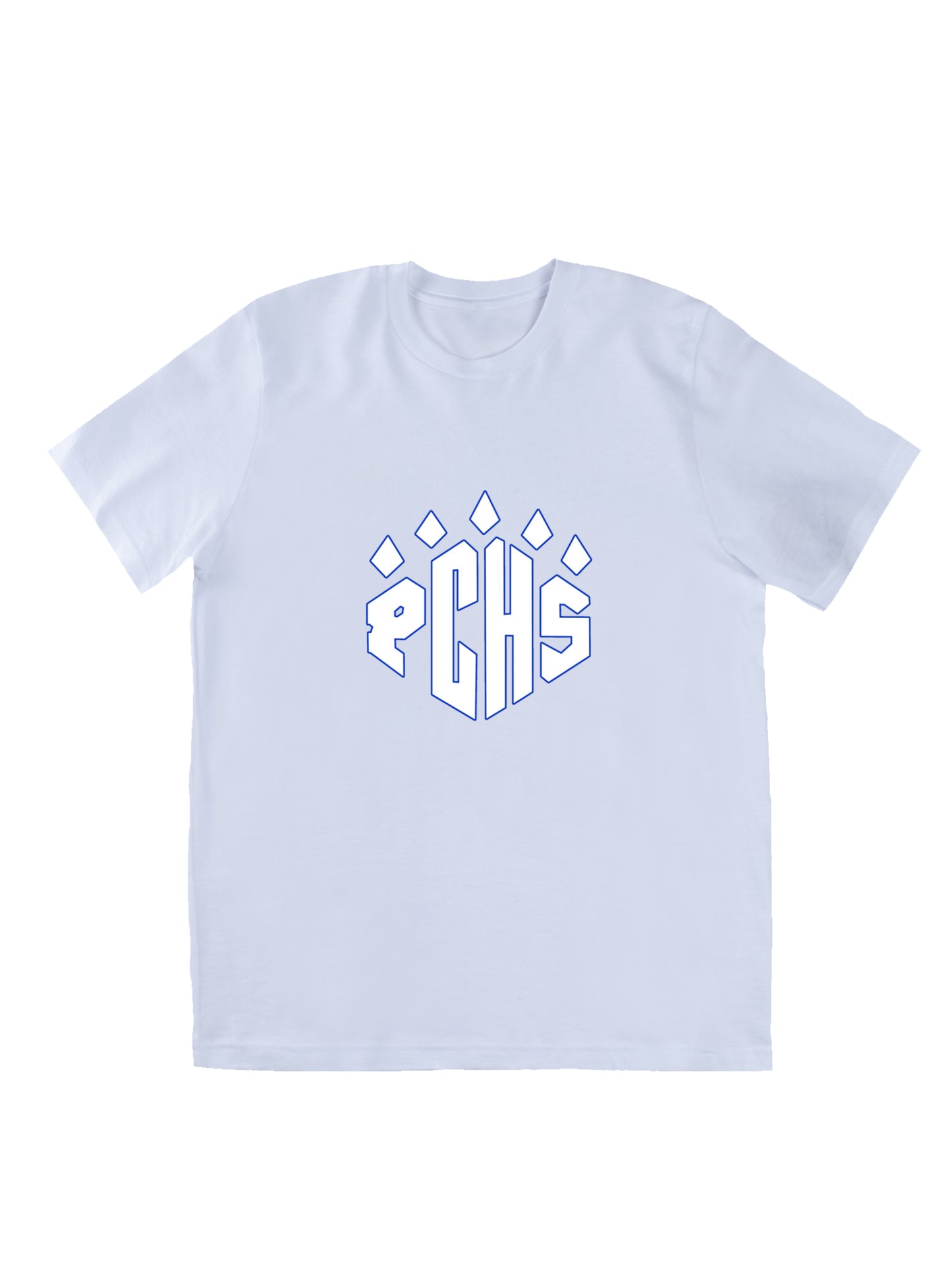 PCHS Paw Logo in White Short Sleeve T-shirt