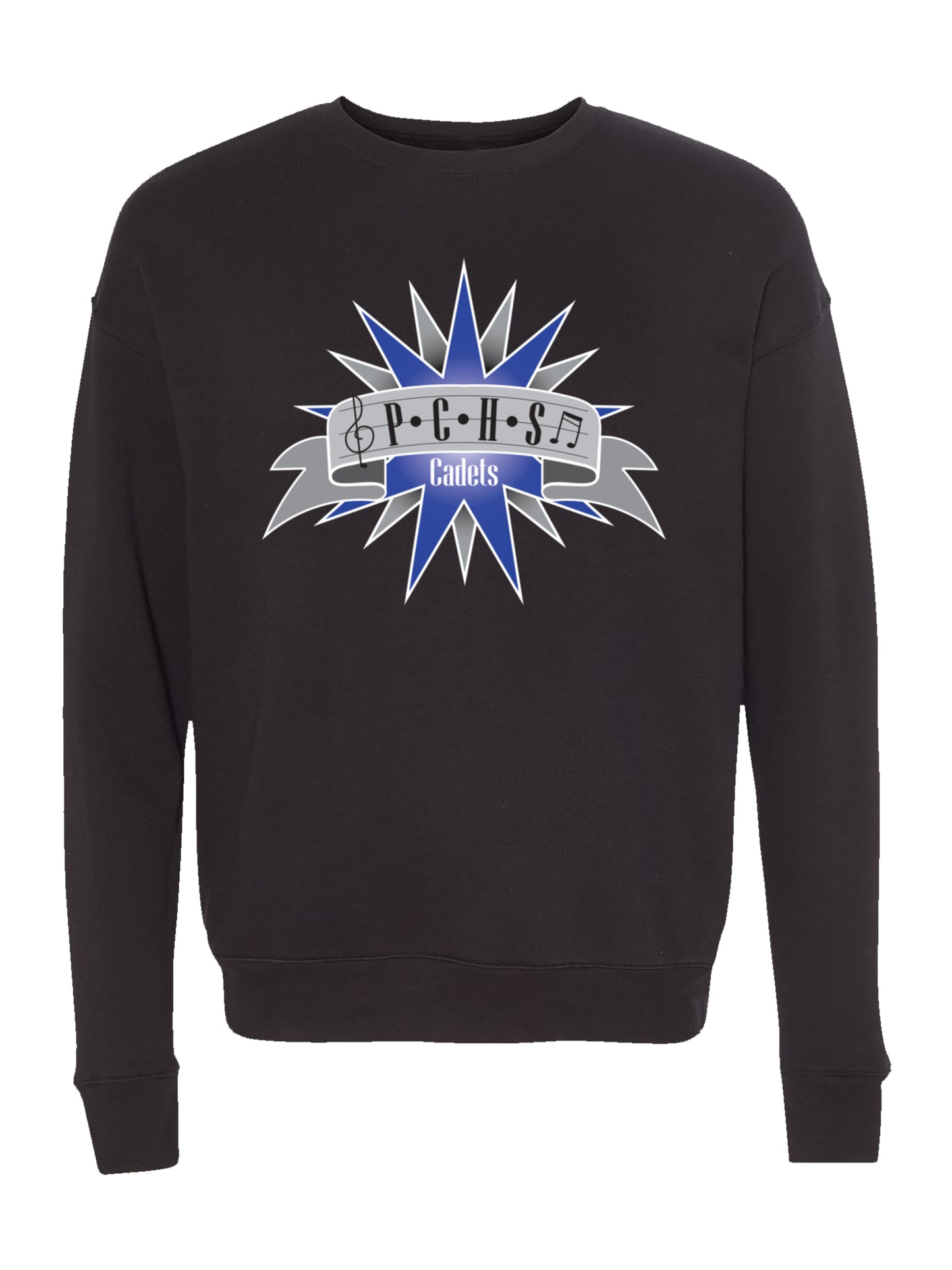 PCHS Cadets Starburst Design Fleece Sweatshirt