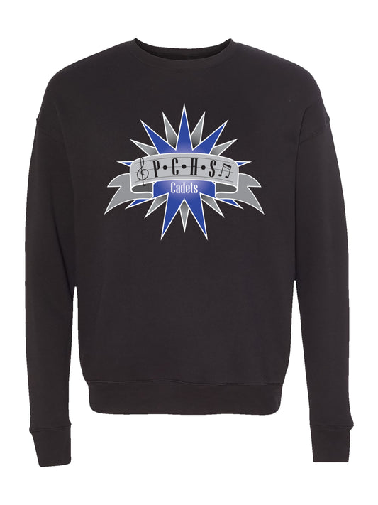 PCHS Cadets Starburst Design Fleece Sweatshirt